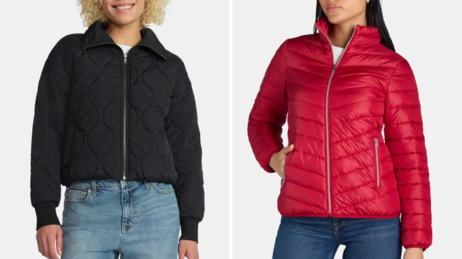 No Boundaries Womens Quilted Jacket No Boundaries Womens Quilted Jacket