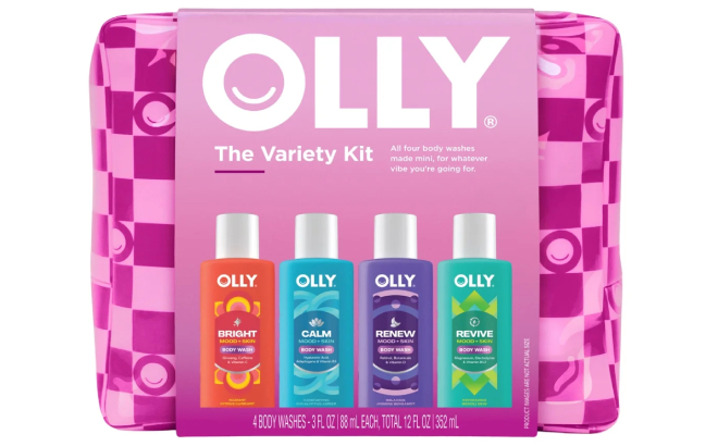 OLLY 4 Piece Limited Edition Variety Pack Body Care Gift Set OLLY 4 Piece Limited Edition Variety Pack Body Care Gift Set