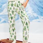 Old Navy Mid Rise Printed Flannel Pajama Pants for Women