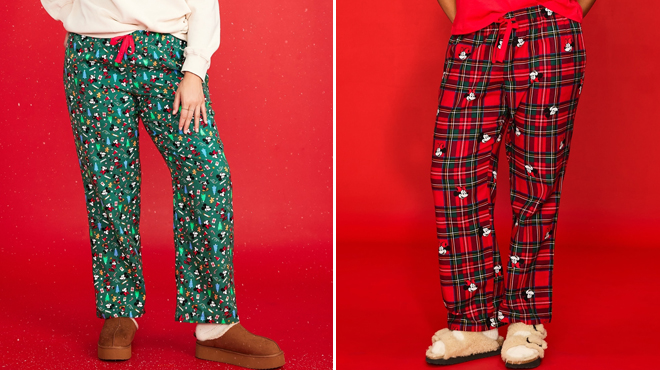 Old Navy x Disney Womens Mid Rise Printed Flannel Pajama Pants 1 Old Navy x Disney Womens Mid Rise Printed Flannel Pajama Pants 1