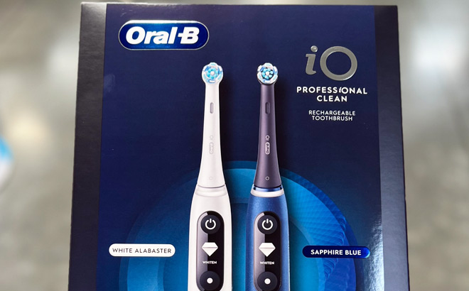 Oral B iO Series 7 Professional Clean Electric Toothbrush 2 Pack