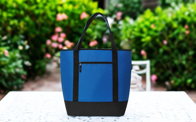 Ozark Trail 50 Can Soft Cooler Tote in Blue Ozark Trail 50 Can Soft Cooler Tote in Blue