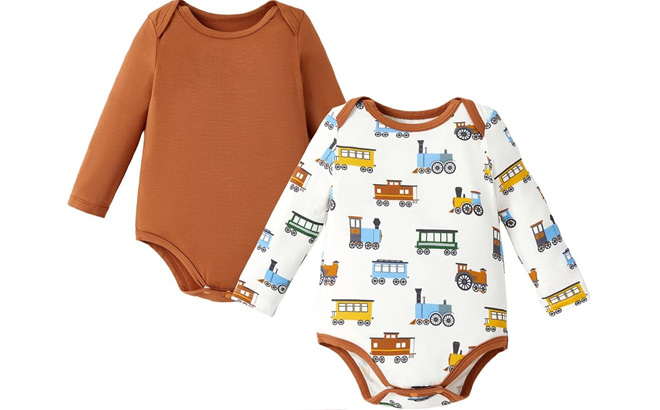 PATPAT Baby Bodysuits 2 Pack