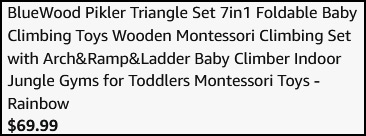 Pikler Triangle Set Checkout