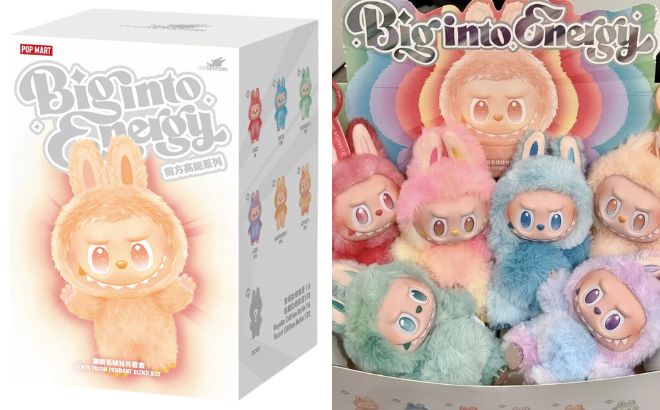 Pop Mart The Monsters Labubu Big Into Energy Vinyl Plush Blind Box Pop Mart The Monsters Labubu Big Into Energy Vinyl Plush Blind Box