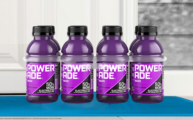 Powerade Grape Bottles 8 Pack