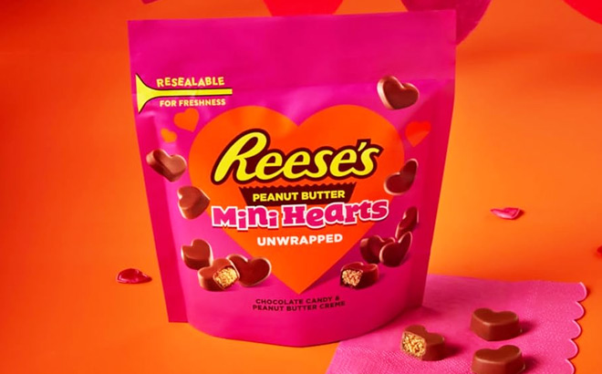 Reeses Unwrapped Chocolate Peanut Butter Creme Mini Hearts 7 6 oz Reeses Unwrapped Chocolate Peanut Butter Creme Mini Hearts 7 6 oz