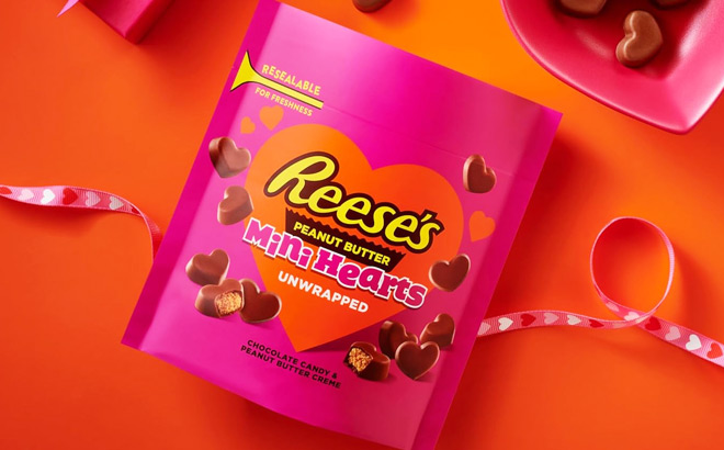 Reeses Unwrapped Chocolate Peanut Butter Creme Mini Hearts Reeses Unwrapped Chocolate Peanut Butter Creme Mini Hearts