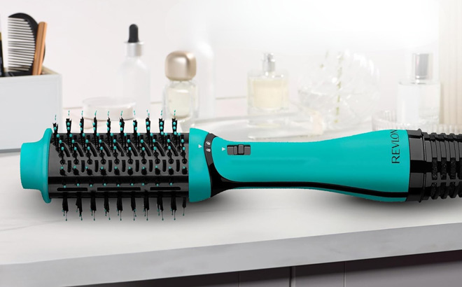 Revlon One Step Volumizer Plus Hair Dryer and Styler in Teal Revlon One Step Volumizer Plus Hair Dryer and Styler in Teal