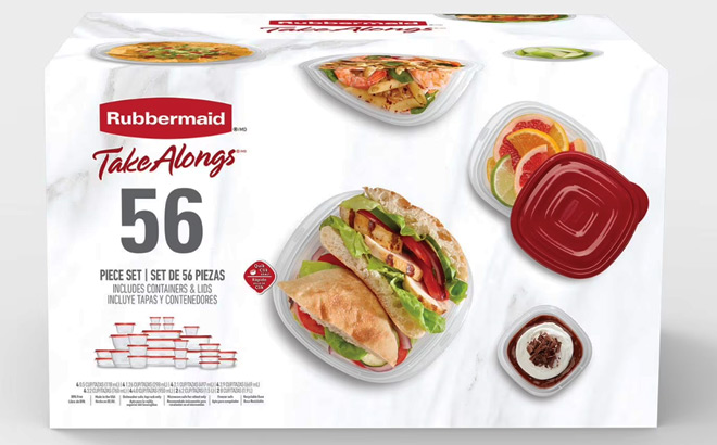 Rubbermaid TakeAlongs 56 Piece Food Storage Set