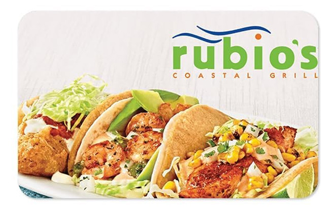 Rubios 50 eGift Card Rubios 50 eGift Card