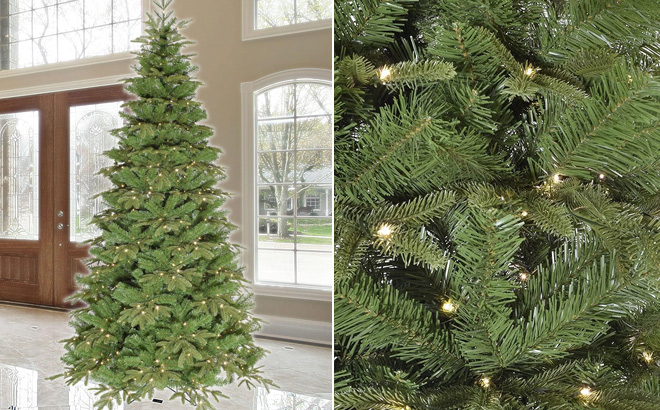 SYLVANIA Pre Lit LED 8 Function Instant Connect Tree