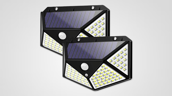 SZRSTH Solar Outdoor Lights 4 Pack