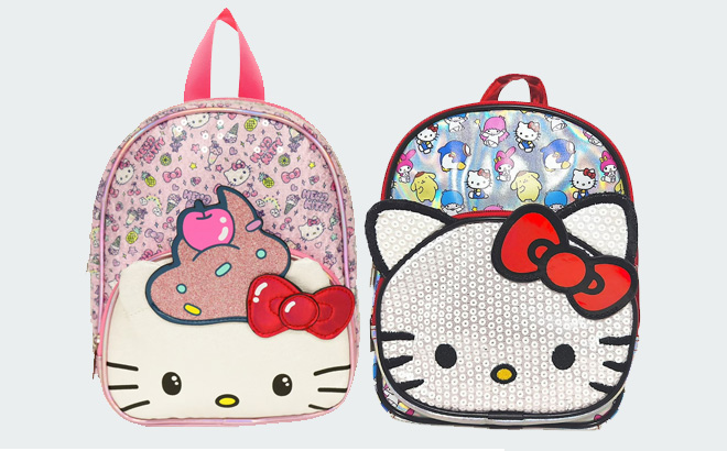 Sanrio Hello Kitty Cupcake Mini Backpack and Sanrio Hello Kitty All Over Print Mini Backpack Sanrio Hello Kitty Cupcake Mini Backpack and Sanrio Hello Kitty All Over Print Mini Backpack