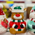 Santa Reindeer and Snowman Holiday Cookie Jars