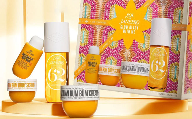 Sol De Janeiro Glow Ready with Me Bum Bum Body Routine Set