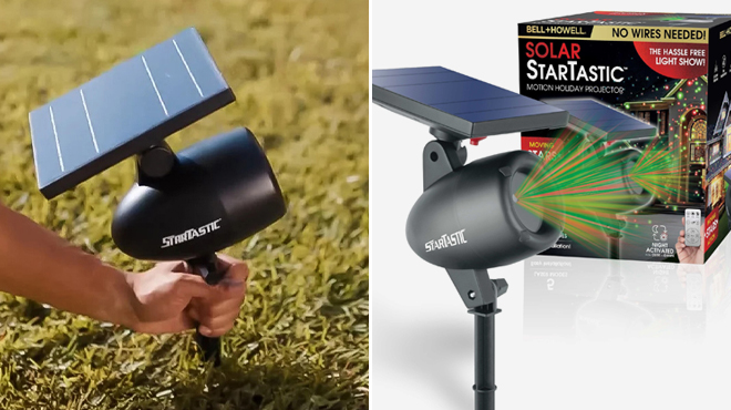 Solar Powered LED Projector