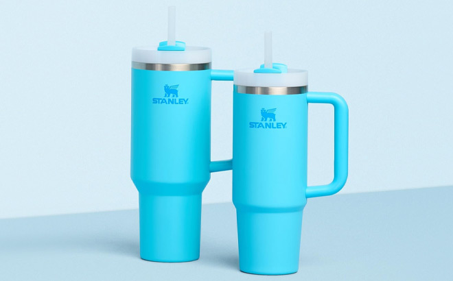 Stanley 30 Ounce Quencher H2 0 Tumbler with Handle and Straw in Splash Color Stanley 30 Ounce Quencher H2 0 Tumbler with Handle and Straw in Splash Color