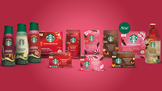 Starbucks Holiday Grocery Items