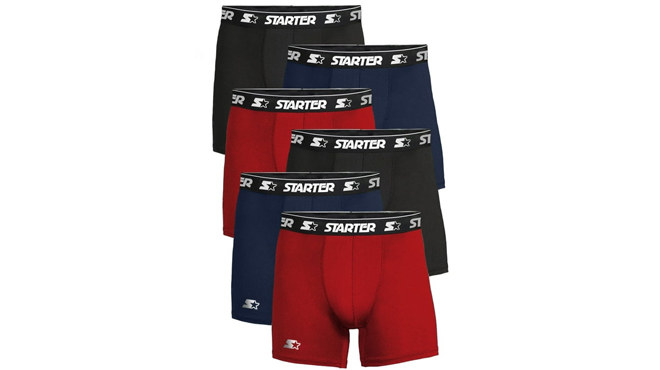 Starter Mens Boxer Briefs 6 Pack