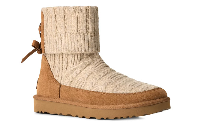 UGG Classic Mini Cabelle Knit Booties UGG Classic Mini Cabelle Knit Booties