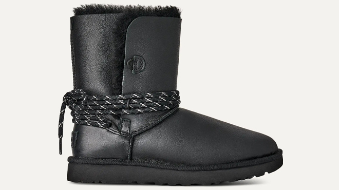 UGG Womens Bailey Tie Leather Boots