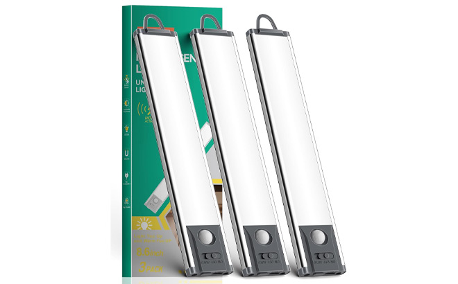 Under Cabinet Motion Sensor Light 3 Pack Under Cabinet Motion Sensor Light 3 Pack