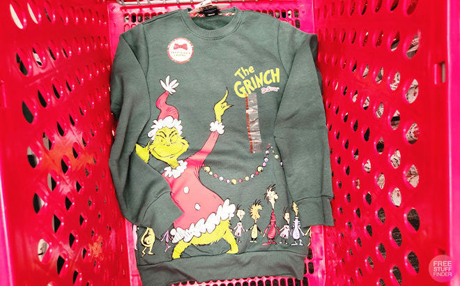 Universal Toddler The Grinch Fleece Sweatshirt in the Cart