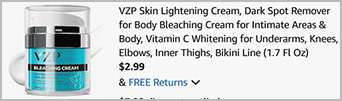 VZR Skin Lightening Cream Screenshot VZR Skin Lightening Cream Screenshot