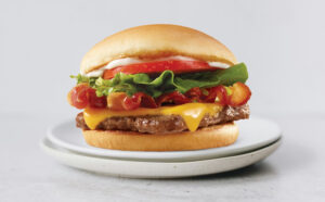 Wendys Junior Bacon Cheeseburrger