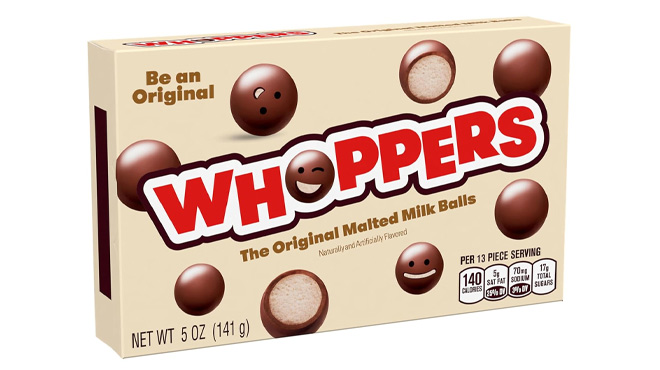 Whoppers Malted Milk Balls Candy Box