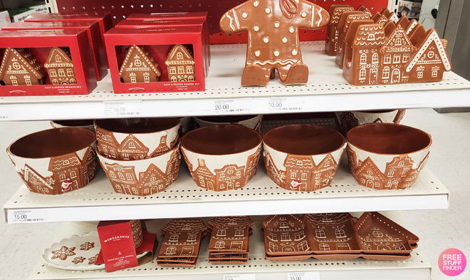 Wondershop Gingerbread Stoneware Kitchen Collection