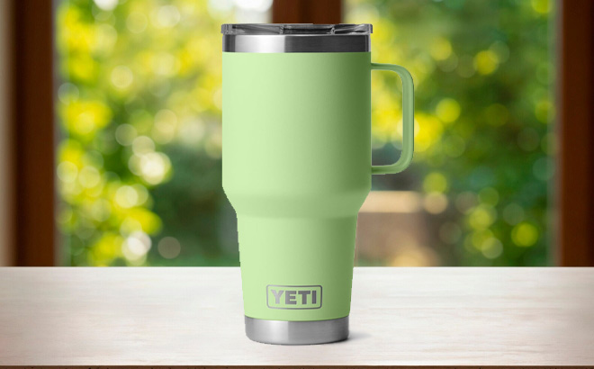 YETI Rambler 30 oz Travel Mug in Key Lime Color