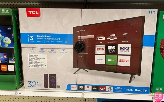 TCL 32-Inch Roku TV $159 Shipped (Reg $210)
