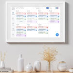 10 1 inch Smart Digital Calendar on the Wall