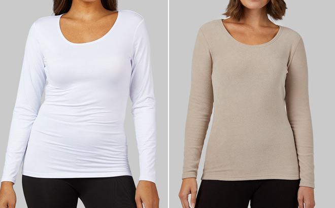 32 Degrees Womens Lightweight Baselayer Scoop Top