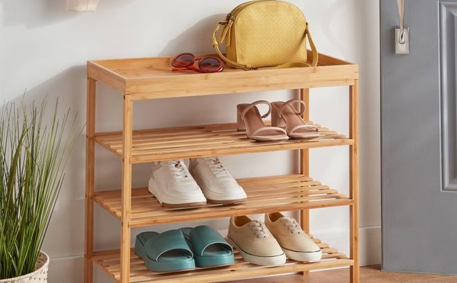 4 Tier Shoe Shelf