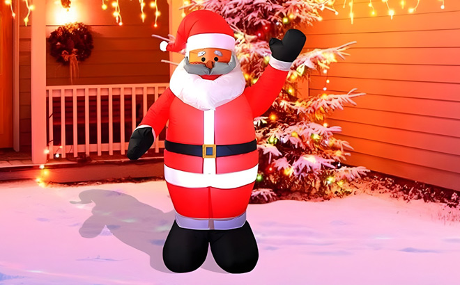 6 Foot Christmas Inflatable Santa Claus 6 Foot Christmas Inflatable Santa Claus