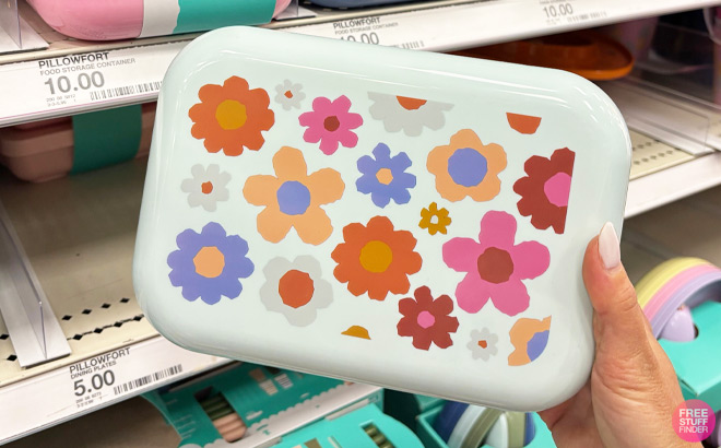 A Person Holding Pillowfort Bento Box