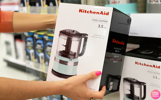 A Person Holding a KitchenAid Food Chopper