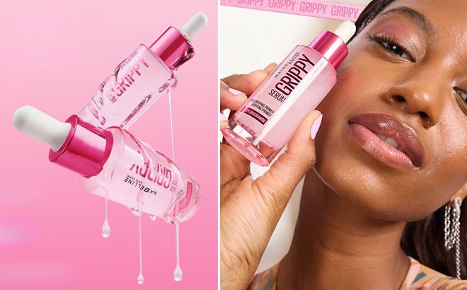 A Person Holding a Maybelline Grippy Serum Primer