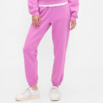 A Person Wearing GAP Factory Fleece Joggers