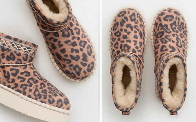 Aerie Embroidered Scuff Booties