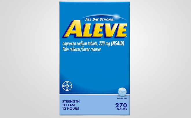 Aleve 270 Count Pain Reliever Fever Reducer Tablets