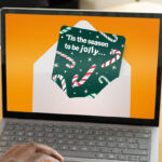 Amazon Custom eGreetings on a Laptop
