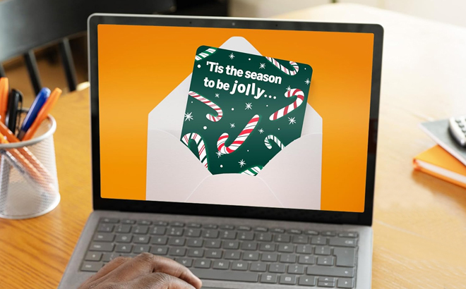 Amazon Custom eGreetings on a Laptop Amazon Custom eGreetings on a Laptop