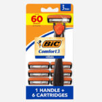 BIC Comfort 3 Refillable 7 Piece Razor Set
