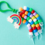 Beaded Rainbow Keychain Michaels