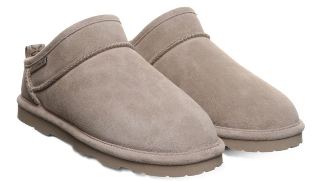 Bearpaw Kam Rain and Stain Repellant Suede Slippers