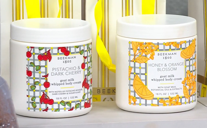 Beekman 1802 18 Ounce Body Creams with Gift Bags